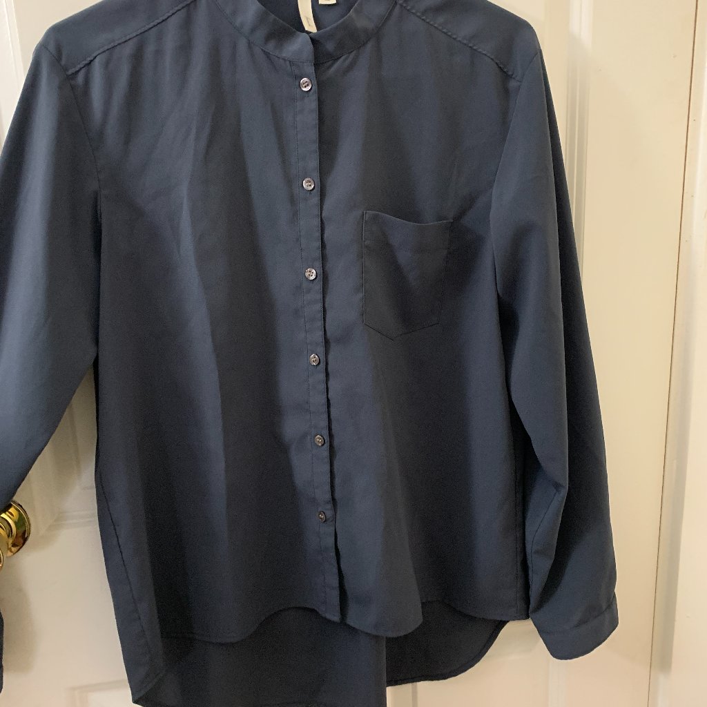 Frenchi Gray Button Down